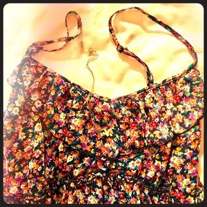 Floral Spaghetti Strap Dress